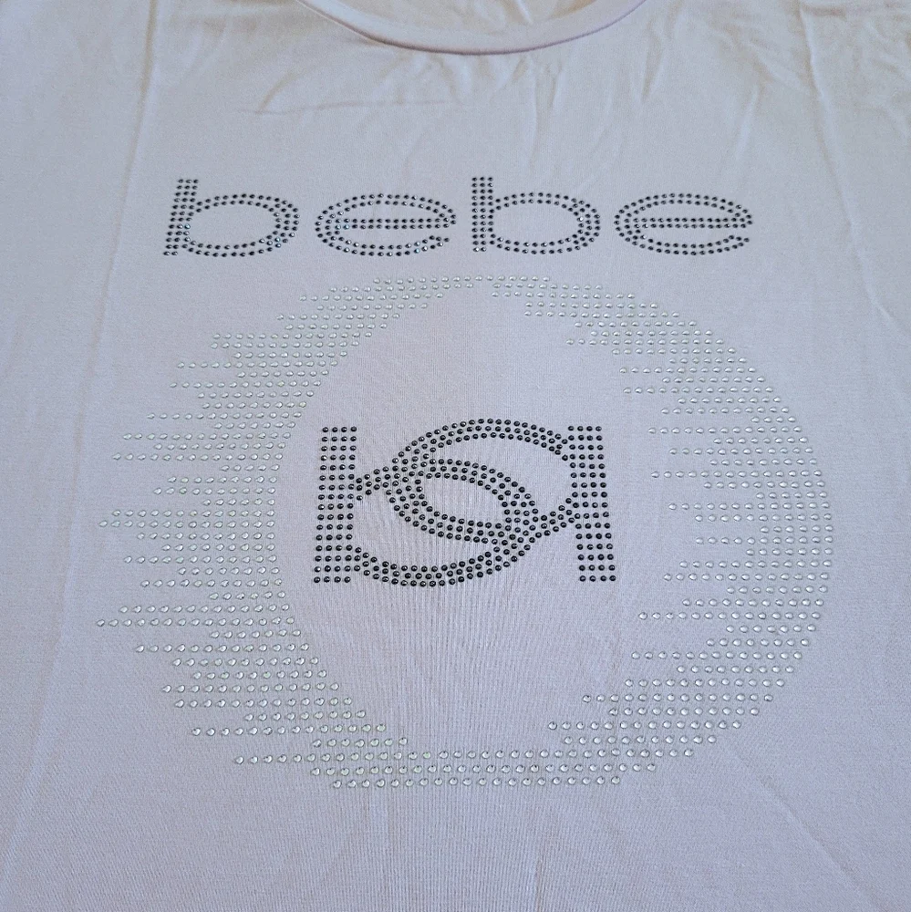 bebe Mirrored🪞 "bb" Rhinestone💎 Top - NWT - Picture 3 of 14
